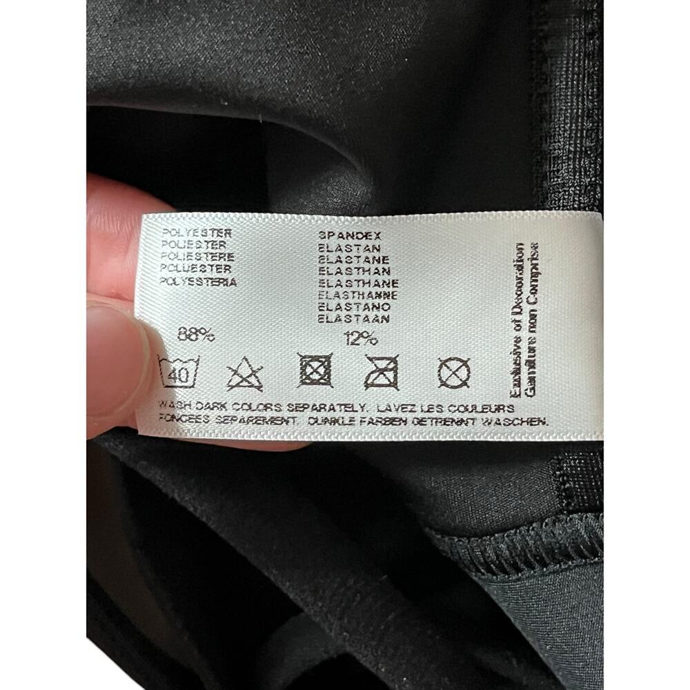 Glamorise Sport Bra 9266 Zip up front close black 34B - Picture 7 of 8